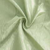 5 Pack | Sage Green Accordion Crinkle Taffeta Chair Sashes