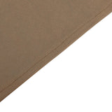 7ft Matte Taupe Spandex Half Moon Chiara Backdrop Stand Cover