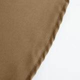 60"x102" Taupe Polyester Rectangular Tablecloth