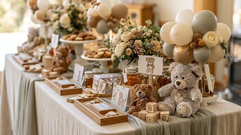 Teddy Bear Baby Shower Table Decoration