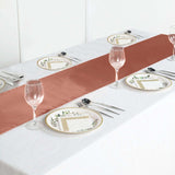 Terracotta (Rust) Satin Table Runner