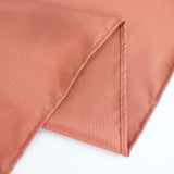 108" Terracotta (Rust) Premium Polyester Round Tablecloth - 220GSM