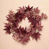 6ft | Burgundy Artificial Silk Maple Leaf Hanging Fall Garland Vine