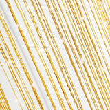 3ftx8ft Gold Silk Tassel String Curtains, Decorative Room Divider Panels