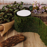 4ft 5inch Wide Green Preserved Moss Ribbon Roll, DIY Craft Ribbon