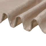 5 Pack | Taupe Slubby Textured Cloth Dinner Napkins, Wrinkle Resistant Linen | 20x20Inch