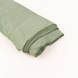 54inch x 10 Yards Sage Green Accordion Crinkle Taffeta Fabric Bolt