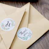 500pcs|1.5inch Round Thank You Stickers Roll With Assorted Floral Designs, DIY Envelope Seal Labels