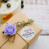 500pcs | 2" Thanks for celebrating with Us Stickers Roll, Labels for Envelops Seal & Wedding Favors - Round