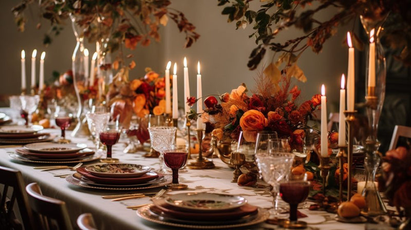 thanksgiving tablescape- branches
