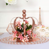 9inch Blush/Rose Gold Metal Royal Crown Cake Topper, Wedding Cake Decor