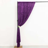 8feet Purple Premium Velvet Backdrop Stand Curtain Panel, Privacy Drape