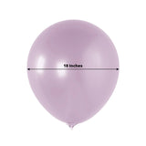 10 Pack Lavender Lilac Biodegradable Balloons, 18" Thickened Extra Strong Eco-friendly Latex