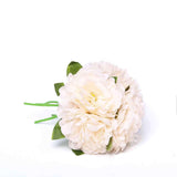 11inch Blush / Cream Real Touch Artificial Silk Peonies Flower Bouquet