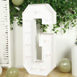 4ft White Large Marquee Light Up Letter G Mosaic Balloon Frame Pre-Cut Foam Board 10 Warm White