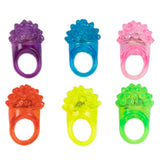 24 Pack Rubber LED Light-Up Rings, Flashing Jelly Finger Toys with 3 Flashing Modes#whtbkgd