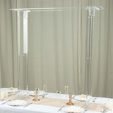 40inch Tall Clear Acrylic Rectangular Flower Frame Table Display Stand