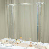 40inch Tall Clear Acrylic Rectangular Flower Frame Table Display Stand