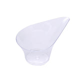 24 Pack | 3oz Clear Mini Disposable Teardrop Dessert Cups