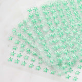 600 Pcs | Apple Green Star Shape Stick-On Diamond Rhinestone Stickers, DIY Self Adhesive Craft Gems