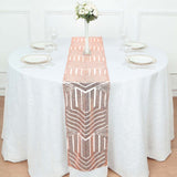 12x108inch Blush Rose Gold Diamond Glitz Sequin Table Runner