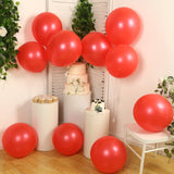 10 Pack Red Biodegradable Balloons, 18" Thickened Extra Strong Eco-friendly Latex Helium Party