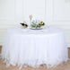 17FT | 4 Layer Tulle Tutu Pleated Table Skirts