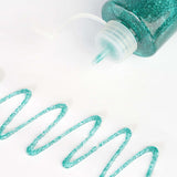 4 oz | Metallic Turquoise Art & Craft Glitter Glue, DIY Sensory Bottle