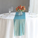 12x108inch Turquoise Shimmer Sequin Dots Polyester Table Runner
