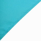 Turquoise Polyester Square Tablecloth 70"x70"