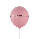 50 Pack Matte Pastel Pink Biodegradable Balloons 12inch, Round Eco-friendly