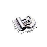 Pack of 4 | 7.5oz Silver Heavy Duty Refrigerator Magnet Clips, Magnetic Bulldog Clips