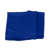 5 Pack Lamour Satin 20"x20" Napkins Royal Blue - Soft Matte Finish Dinner Napkins