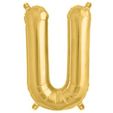 13inch Matte Gold Mylar Foil Letter  Balloons