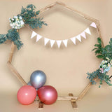 7ft Wooden Wedding Arch, Heptagonal Rustic Photography Backdrop Stand