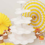 18inch 5-Tier Scallop Edge 27-Cupcake Holder Stand, Dessert Display Tower