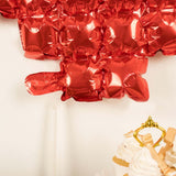 41inch x 36inch Metallic Red Giant Heart Mylar Foil Balloon