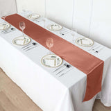 Terracotta (Rust) Satin Table Runner