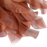 Terracotta (Rust) Chiffon Curly Chair Sash