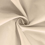 120inch Nude Polyester Round Tablecloth#whtbkgd