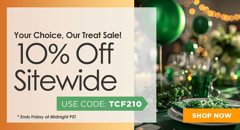 Your Choice, Our Treat Sale! Ends Friday at Midnight PST