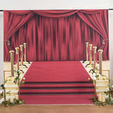 8ftx8ft Hollywood Red Carpet and Curtain Vinyl Photography Backdrop