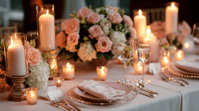 Verailles Inspired Wedding Reception