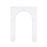 7ft White Spandex Backdrop Stand Cover for Arc de Triomphe Stand Stretch Fitted Floral Balloon Frame