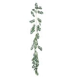 2 Pack | 6ft Green Artificial Honey Locust Leaf Garland, Flexible Vine