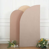 7ft Matte Nude Spandex Half Moon Chiara Backdrop Stand Cover