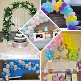 12ft Adjustable DIY Table Top Balloon Arch Stand Kit, Holds Up 100-120 Balloons