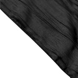 Pack of 5 | Accordion Crinkle Taffeta Chair Sashes - Black