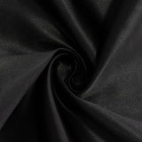 108" Black Lamour Satin Round Tablecloth#whtbkgd