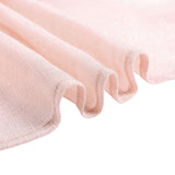 60"x126" Blush Rectangular Tablecloth, Linen Table Cloth With Slubby Textured, Wrinkle Resistant